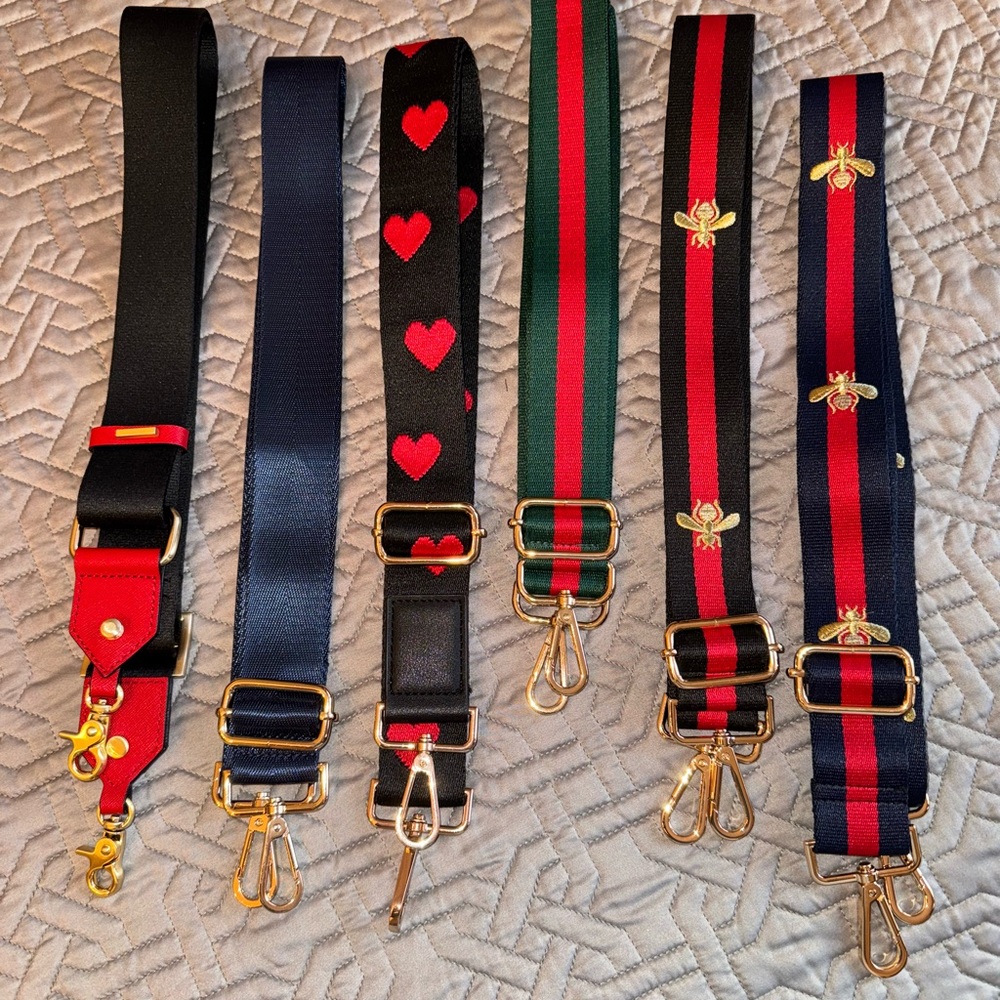 ❌GONE!❌ Stylish Bag Strap Collection with Heart and Bee Designs, Various